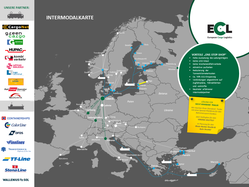 Neue Verbindung Liepaja – Riga v.v.: ECL „One-Stop-Shop“ Netzwerk erweitert